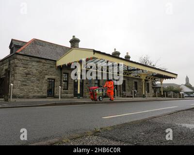 Wadebridge Cornwall England Alter Bahnhof Stockfoto