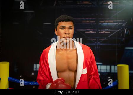 Muhammad Ali Wachsfigur im Madame Tussauds Istanbul. Stockfoto