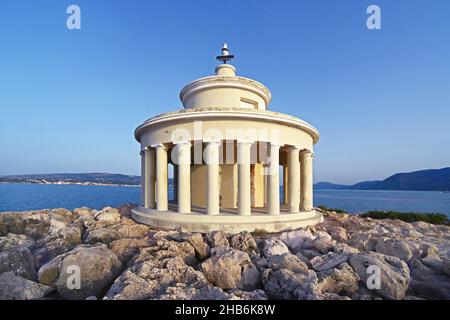 Leuchtturm Saint Theodore, Griechenland, Ionische Inseln, Kefalonia, Argostoli Stockfoto