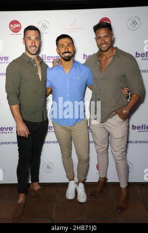 Sydney, Australien. 17th. Dezember 2021. TBC nimmt an der Believe Advertising & PR 20th Geburtstagsfeier in der Flamingo Lounge, 33 Bayswater Road, Potts Point, Sydney Teil. Kredit: Richard Milnes/Alamy Live Nachrichten Stockfoto