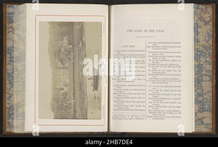 Blick auf Abbotsford House Abbotsford. (Die Heimat von Sir Walter Scott) (Titel auf Objekt), anonym, Abbotsford, c. 1880 - in oder vor 1890, fotografischer Träger, Albumin-Druck, Höhe 93 mm × Breite 145 mm Stockfoto