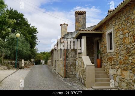 Seitenansicht eines alten Hauses Stockfoto