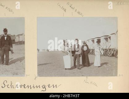 Scheveningen, Foto 2 auf Albumseite 31 aus Album Amsterdam 1890-1894., Hersteller: Hendrik Herman van den Berg, Amsterdam, in oder nach 1890 - in oder vor 1894, fotografische Unterstützung WZQTR Stockfoto