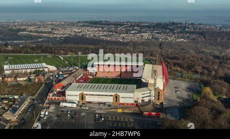 Barnsley, Großbritannien. 17th Dez 2021. Eine allgemeine Ansicht von Oakwell vor diesem Abend Sky Bet Championship Spiel, Barnsley gegen West Bromwich Albion in Barnsley, Vereinigtes Königreich am 12/17/2021. Quelle: SIPA USA/Alamy Live News Stockfoto