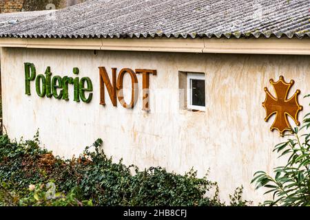 Poterie NICHT in Mas-Saintes-Puelles, Frankreich Stockfoto