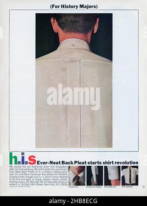 Werbespot des Magazins „Playboy“ vom September 1964, USA Stockfoto