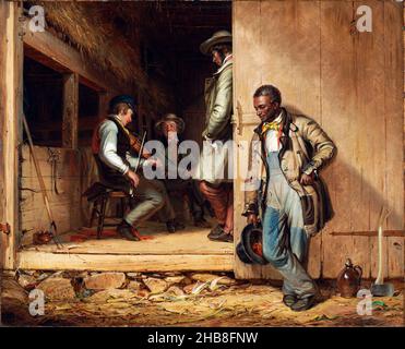 The Power of Music von William Sidney Mount (1807-1868), Öl auf Leinwand, 1847 Stockfoto