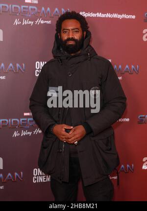 London, Großbritannien. 16th Dez 2021. Nichola Pinnock hat bei der britischen Gala-Vorführung von „Spider-man: No Way Home“ im Ham Yard Hotel in London gesehen. Kredit: SOPA Images Limited/Alamy Live Nachrichten Stockfoto