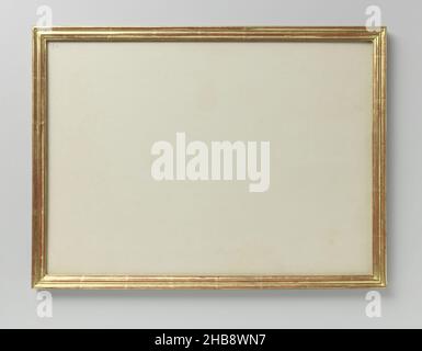 Liste, anonym, c. 1400 - c. 1950, Holz (Pflanzenmaterial), Glas, Höhe 58,7 cm × Breite 43 cm × Tiefe 2,3 mm Stockfoto