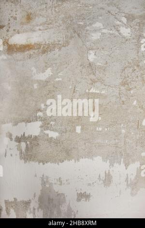 Schäbiger Betonhintergrund. Vintage alten Hintergrund. Graue, strukturierte, alte Wand Stockfoto