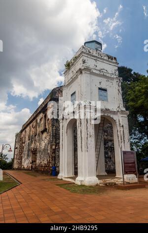 St. Paul's Kirche in Malacca Melaka, Malaysia Stockfoto