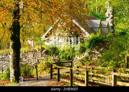 The Ugly House, Capel Curig, in der Nähe von Betws-Y-Coed, County Conwy, North Wales. Aufgenommen im Oktober 2021. Stockfoto