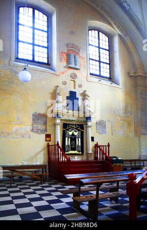 Polen, Krakau, Kazimierz, Izaaks Synagoge. Stockfoto