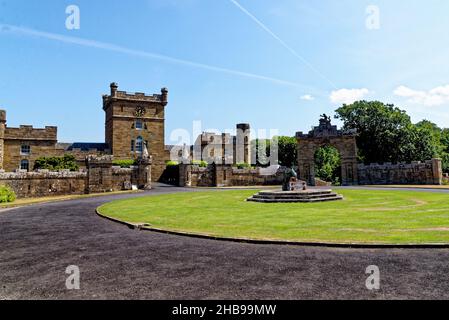 Das wunderschöne Culzean Castle in der Nähe von Maybole, Carrick an der schottischen Küste von Ayrshire, Großbritannien. 22nd vom Juli 2021 Stockfoto