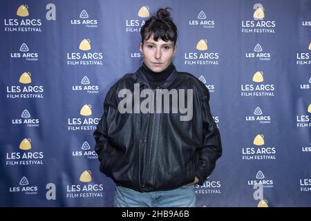 Bourg Saint Maurice, Frankreich. 17th Dez 2021. Rachel lang bei der Abschlussfeier Photocall im Rahmen des Les Arcs Film Festivals 13th in Bourg Saint Maurice, Frankreich am 17. Dezember 2021. Foto von Aurore Marechal/ABACAPRESS.COM Quelle: Abaca Press/Alamy Live News Stockfoto