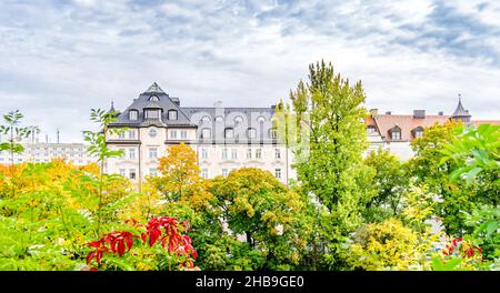 Alte Gebäude in der Stadt München Stockfoto