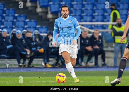 Rom, Italien. 17th Dez 2021. Pedro (SS Lazio) während der Italienischen Fußball-Liga Ein 2021/2022-Spiel zwischen SS Lazio und Genua FC im Olimpic Stadium in Rom am 17. Dezember 2021. Quelle: Live Media Publishing Group/Alamy Live News Stockfoto