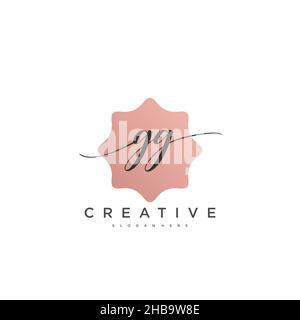 GG anfängliche Handschrift minimalistische geometrische Logo Vorlage Vektor-Kunst, Logo für Business-Schönheit, Mode und andere Kunst Stock Vektor