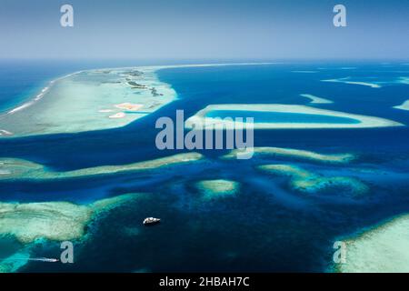 Impressionen vom Südlichen Male Atoll, Indischer Ozean, Malediven Stockfoto