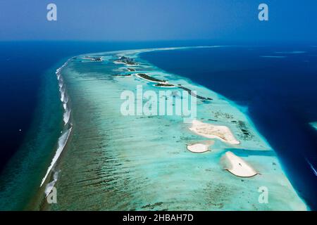 Impressionen vom Südlichen Male Atoll, Indischer Ozean, Malediven Stockfoto