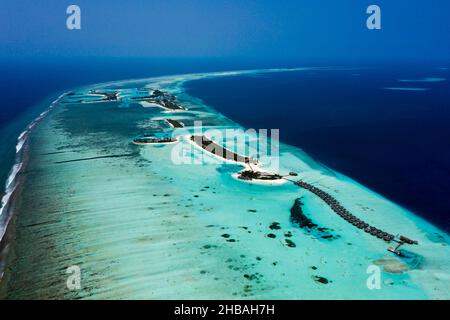 Impressionen vom Südlichen Male Atoll, Indischer Ozean, Malediven Stockfoto