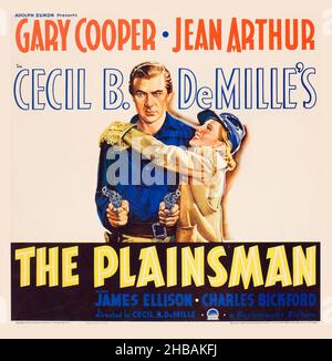 GARY COOPER und JEAN ARTHUR in THE PLAINSMAN (1936), Regie CECIL B DEMILLE. Kredit: PARAMOUNT BILDER / Album Stockfoto