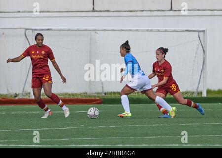 Pomigliano, Italien. 18th Dez 2021. Dalida Belen Ippolito (10) Pomigliano Calcio Femminile während des italienischen Fußballspiels Coppa Italia Women 2021/2022 zwischen Pomigliano Femminile und Roma Femminile am 18. Dezember 2021 im Stadion Ugo Gobbato in Pomigliano Italien Credit: Independent Photo Agency/Alamy Live News Stockfoto