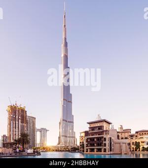 Dubai, VAE - 17. Januar 2017: Die futuristische Architektur von Dubai in den VAE. Stockfoto