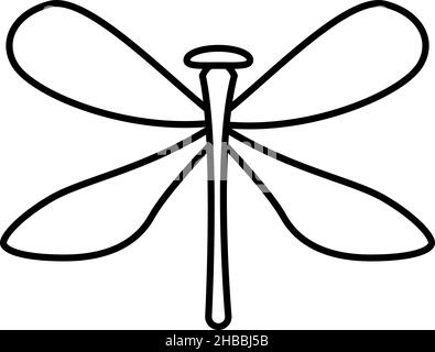 Vektor Des Symbols Für Die Gliederung Von „Fliegenflinten“ Stock Vektor