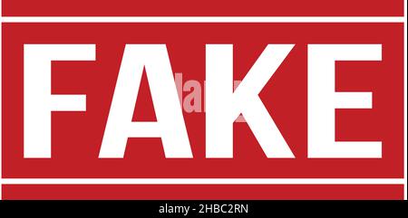 Gefälschter Gummistempel. Gefälschter Stempel Siegelvektor Aus Gummi Stock Vektor