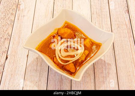 Chicken-Cuisine ist ein gängiges Rezept in den Küchen Südasiens, Ostasiens, des Vereinigten Königreichs und der Karibik. Stockfoto