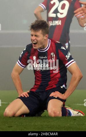 Bologna, Italien. 18th Dez 2021. Bologna Vs. Juventus im Renato Dall'Ara Stadion - Bologna, Italien, 18. Dezember 2021 - Foto: Stringer Credit: Independent Photo Agency/Alamy Live News Stockfoto