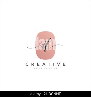 IL Initial Handschrift minimalistische geometrische Logo Vorlage Vektor-Kunst, Logo für Business-Schönheit, Mode und andere Kunst Stock Vektor