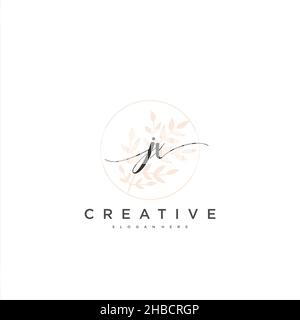 JX anfängliche Handschrift minimalistische geometrische Logo Vorlage Vektor-Kunst, Logo für Business-Schönheit, Mode und andere Kunst Stock Vektor