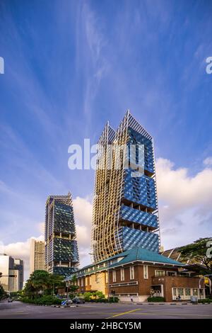 Der NCO Club im JW Marriott Singapore South Beach Bezirk. Stockfoto