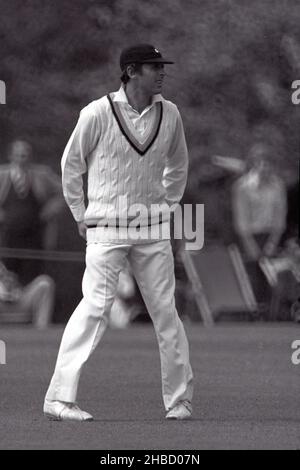 Geoff Boykott, Captaining Yorkshire gegen Oxford University, in University Parks, Oxford, England - 19th. Mai 1978. Stockfoto