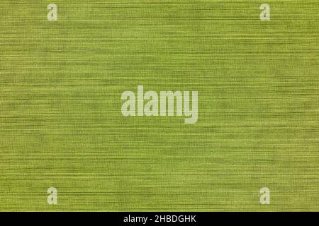 Weiche grüne Leinen Stoff Textur Hintergrund Stockfoto