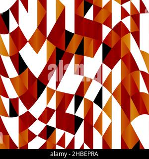Abstrakte Kunst rot farbigen geometrischen Vektor-Hintergrund Stock Vektor