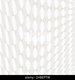 Abstrakter weißer geometrischer Gradientenvektor-Hintergrund Stock Vektor