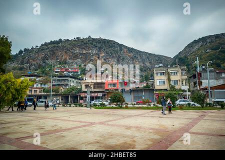 Das Archäologiemuseum von Antakya, das für seine umfangreiche Sammlung römischer und byzantinischer Mosaiken bekannt ist. Stockfoto