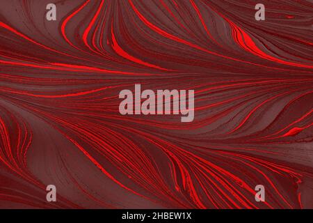 Ein abstrakter, lebendiger Hintergrund mit roten Linien Stockfoto