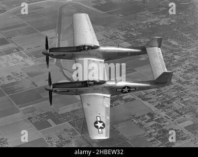 US-Militärflugzeug North American F-82 Twin Mustang Stockfoto