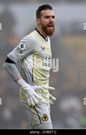 Wolverhampton, England, 19th. Dezember 2021. Jose Sa von Wolverhampton Wanderers während des Premier League-Spiels in Molineux, Wolverhampton. Bildnachweis sollte lauten: Darren Staples / Sportimage Stockfoto