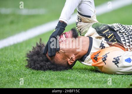 Genua, Italien. 19th Dez 2021. Sofian Kiyine (Venezia) während der UC Sampdoria gegen Venezia FC, italienische Fußballserie A Spiel in Genua, Italien, dicembre 19 2021 Quelle: Independent Photo Agency/Alamy Live News Stockfoto