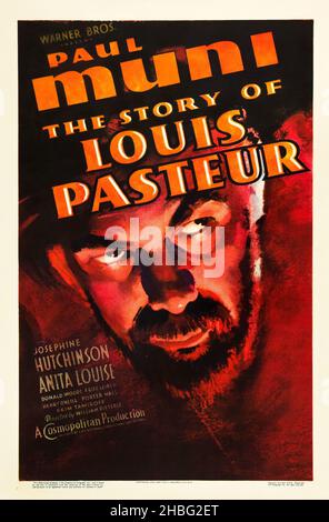 PAUL MUNI IN DER GESCHICHTE VON LOUIS PASTEUR (1936), REGIE WILLIAM DIETERLE. Kredit: WARNER BROTHERS / Album Stockfoto