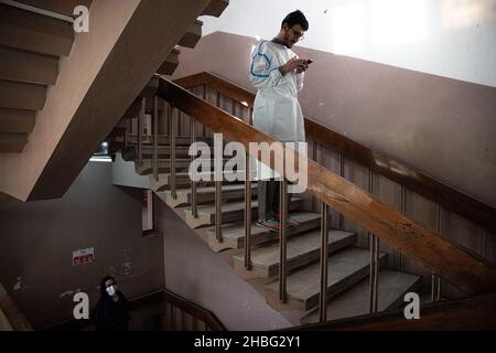 Indira Gandhi Kinderkrankenhaus in Kabul ist ein Kinderkrankenhaus in Afghanistan. Kinder unter 5 Jahren, die an Unterernährung leiden, werden ins Krankenhaus eingeliefert. Stockfoto