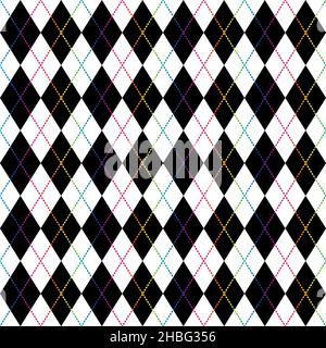Schottenmuster nahtloser Hintergrund. Vektor. Stock Vektor