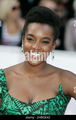 Wunmi Mosaku kommt am 22. Mai 2011 bei den Phillips British Television Academy Awards im Grosvenor House Hotel an. Stockfoto