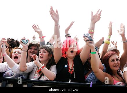 Am 10,2011. Juli um T4 Uhr am Strand in Weston Supermare. Stockfoto