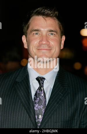 Tate Taylor, die Regisseurin bei der britischen Filmpremiere von The Help auf dem Curzon Mayfair in Mayfair, London. Stockfoto